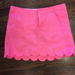 Lilly Pulitzer Hot Pink Skort size 4